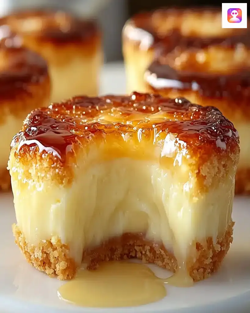 Mini Crème Brûlée Cheesecakes
